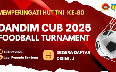 Hadiah Rp30 Juta Menanti! Turnamen Sepak Bola Dandim Cup 2025 Segera Digelar di Selayar Hadiah Rp30 Juta Menanti! Turnamen Sepak Bola Dandim Cup 2025 Segera Digelar di Selayar