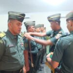 23 Orang Personel Kodim Secara Resmi Naik Pangkat