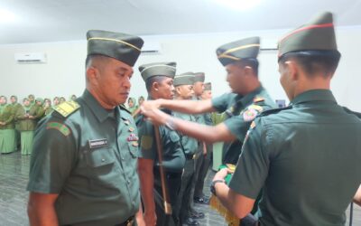 23 Orang Personel Kodim Secara Resmi Naik Pangkat 23 Orang Personel Kodim Secara Resmi Naik Pangkat